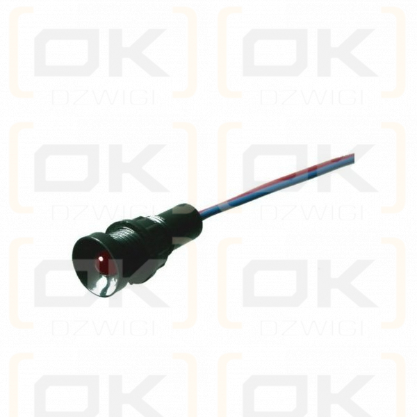 Lampka 5 230V zielona